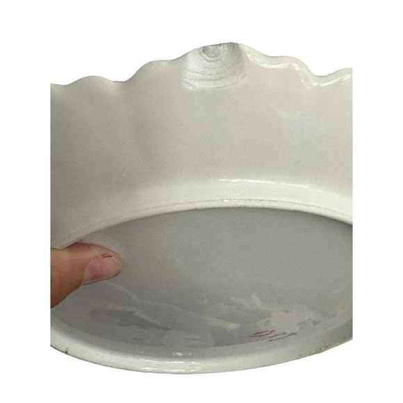 Vintage Haviland Limoge White & Pink Floral Print Dish Plate - Picture 6 of 6